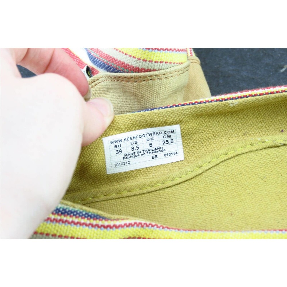KEEN Women Sz 8.5 M Multicolor Flat Fabric Shoes 1010312 - Picture 6 of 8